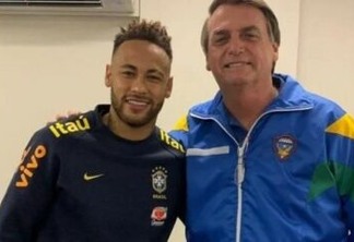 Neymar agradece visita de Bolsonaro ao seu instituto: "Queria muito estar junto"