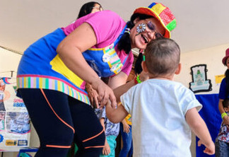 XI SEMANA DO BEBÊ: Prefeitura promove tarde de recreação para crianças assistidas na Casa da Esperança III