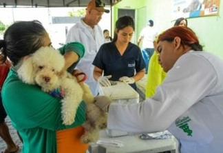 População imuniza cães e gatos no ‘Dia D’ de vacinação antirrábica realizado pela Prefeitura de João Pessoa