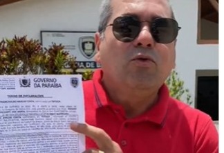 VIce-prefeito de Cacimba de Dentro denuncia supostas práticas de nepotismo na cidade e registra BO após ser ameaçado de morte - VEJA VÍDEO 
