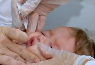 Vacinação contra poliomielite e multivacinação — Foto: Reprodução/TV Tapajós

