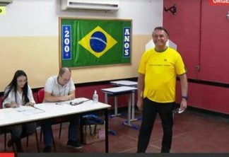 Bolsonaro vota e não se compromete a respeitar o resultado das eleições