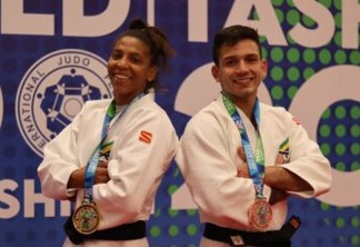 Rafaela Silva é bicampeã e Daniel Cargnin bronze no Mundial de Judô