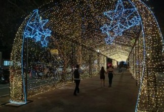 Natal Iluminado 2022 é aberto em Campina Grande — Foto: Ewerton Correia

