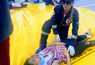 SAMU de Santa Rita realiza maior treinamento de simulação de resgate da região metropolitana
