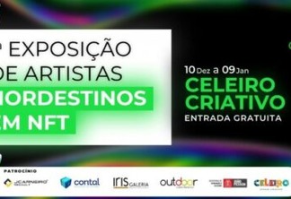 Coquetel de abertura da 1ª exposição de artistas nordestinos em NFT acontece nesta sexta-feira, (9), em João Pessoa