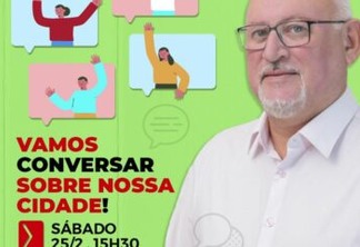 “Precisamos conversar sobre a cidade!”: Vereador Marcos Henriques dá largada em projeto em Mangabeira