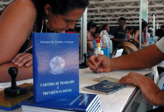 Paraíba gera mais de 3,4 mil vagas com carteira assinada em julho, mostra Caged