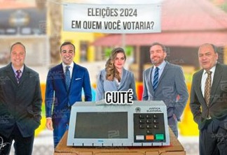 ENQUETE POLÊMICA PARAÍBA: em quem você votaria para prefeito (a) de Cuité, caso as eleições fossem hoje? – PARTICIPE 