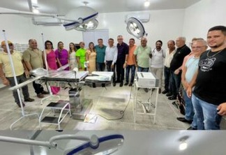 Efraim Filho participa de inauguração de bloco cirúrgico em Juru