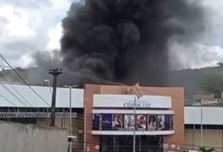 Incêndio atinge lojas do Shopping Cidade Luz de Guarabira - VEJA VÍDEO