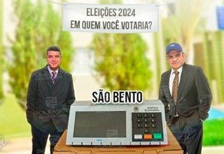 ENQUETE POLÊMICA PARAÍBA: com duas chapas definidas, em quem você votaria para prefeito de São Bento, caso as eleições fossem hoje? – PARTICIPE 