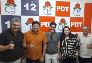 Em João Pessoa, Charles Camaraense reúne lideranças de Barra de Santa Rosa na Sede do PDT
