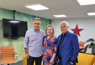 Cartaxo participa de reunião com presidente nacional do PT, Gleisi Hoffmann: “Animado e confiante com a disputa em João Pessoa”