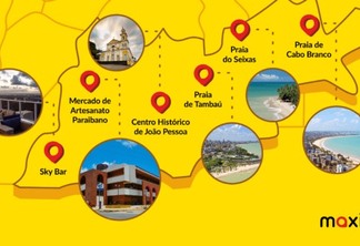 Aplicativo de transporte lista os locais mais visitados em João Pessoa em 2023; veja quais foram