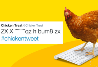 Rede australiana de restaurantes coloca uma galinha para postar no Twitter