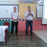 Secretaria de Educacao, Jean Carlos e o presidente do conselho municipal de politica sobre drogas de Joao Pessoa, Deusimar Guedes