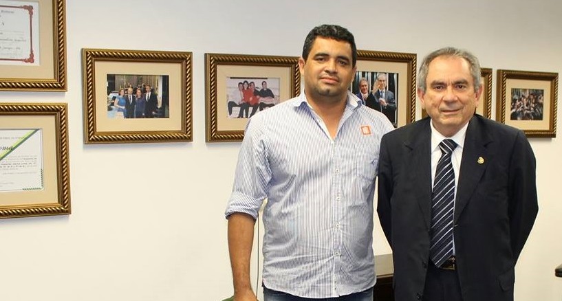 Raimundo Lira recebe prefeito Geraldo Terto e garante apoio a projetos da cidade de Cacimbas