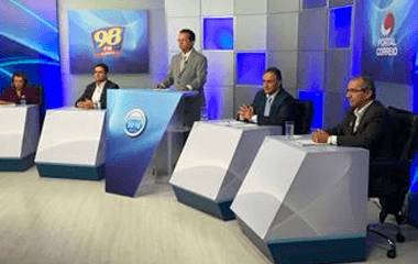 DOMINGO DE DEBATE EM JOÃO PESSOA:  TV Correio promove hoje debate entre os candidatos a prefeito de João Pessoa