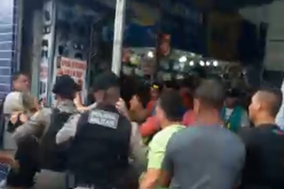 BRIGA EM JOAO PESSOA 28 03 2018 - CONFUSÃO: Vendedores ambulantes e policiais brigam no Centro de João Pessoa; veja vídeo