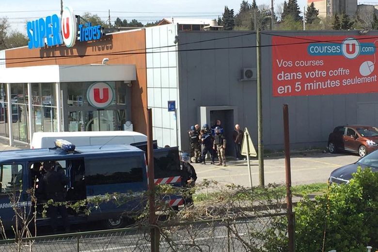 frança - Ataque terrorista em supermercado na França deixa vítimas -VEJA VÍDEO