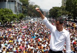 Juan Guaidó reaparece em manifestação em Caracas e convoca greve