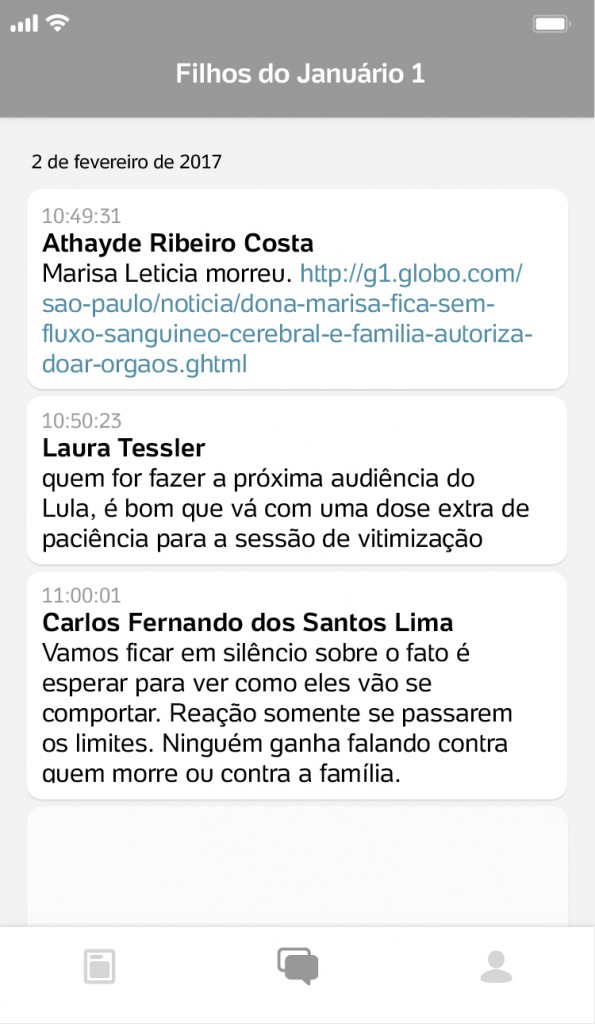 conversa2 750x1290 - LAVA JATO: Procuradores da operação ironizam morte de Marisa Letícia e luto de Lula