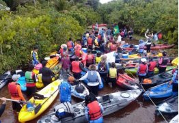 Lucena realiza a 1ª Descida Caiaque do Rio Tapira com cerca de 80 participantes