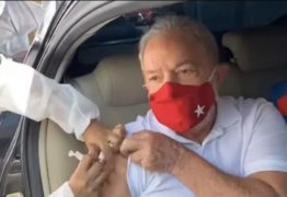 Ex-presidente Lula é vacinado contra a Covid-19, em São Bernardo do Campo
