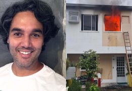 Incêndio atinge casa de Fernando Sampaio e ator perde tudo: “Não sobrou nada” – VEJA FOTOS