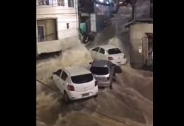 Vídeo mostra enxurrada em rua após rompimento de adutora em Manaus