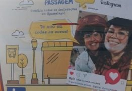 Sintur-JP estampa fotos de casais em ônibus para comemorar o Dia dos Namorados