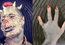 ASSUSTADOR! ‘Diabão’ brasileiro remove dedo e ganha presas em transformação radical -VEJA FOTOS