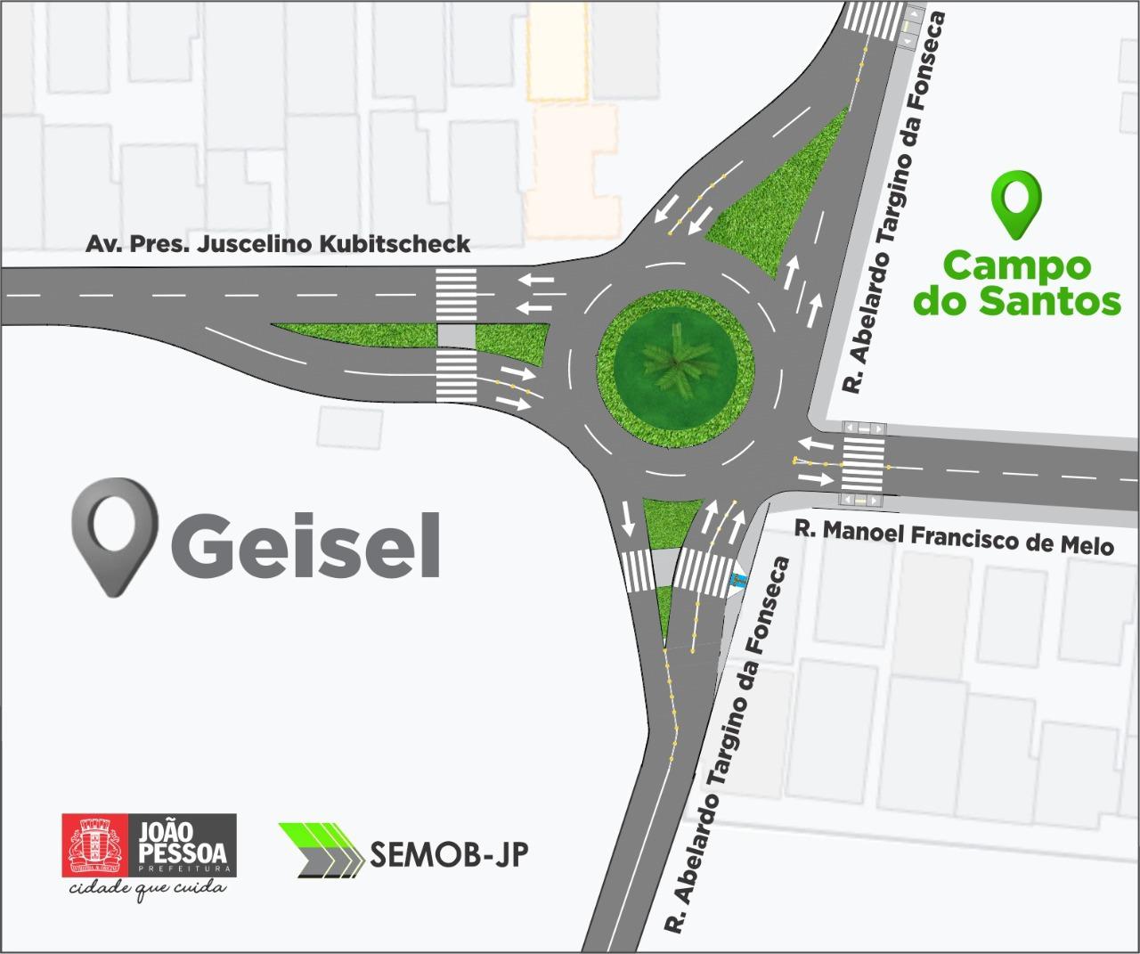 WhatsApp Image 2021 07 30 at 06.24.50 - Prefeitura de João Pessoa inicia obras da nova rotatória do Campo do Santos, no bairro do Geisel - VEJA MUDANÇAS