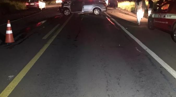 imagg - Quatro pessoas ficam feridas após acidente em rodovia no Sertão da Paraíba