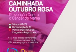 “Outubro Rosa”: Prefeitura de Conde realiza caminhada de conscientização contra o câncer de mama, neste sábado