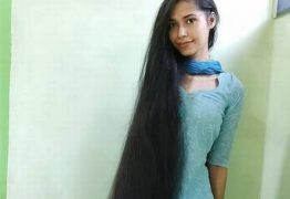 Mulher faz sucesso com cabelo de 3,01 metros de comprimento e mira recorde mundial