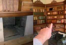 Homem descobre passagem secreta atrás de estante em casa de 500 anos