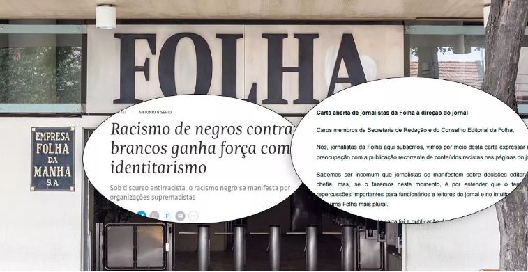 folha 1 - Jornalistas da Folha de S Paulo se rebelam contra direção do jornal, "Racismo é fato concreto", fazem advertência aos chefes