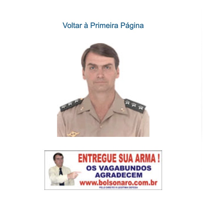 fotobolsonaro econac - Pesquisadora encontra carta de Bolsonaro publicada em sites neonazistas