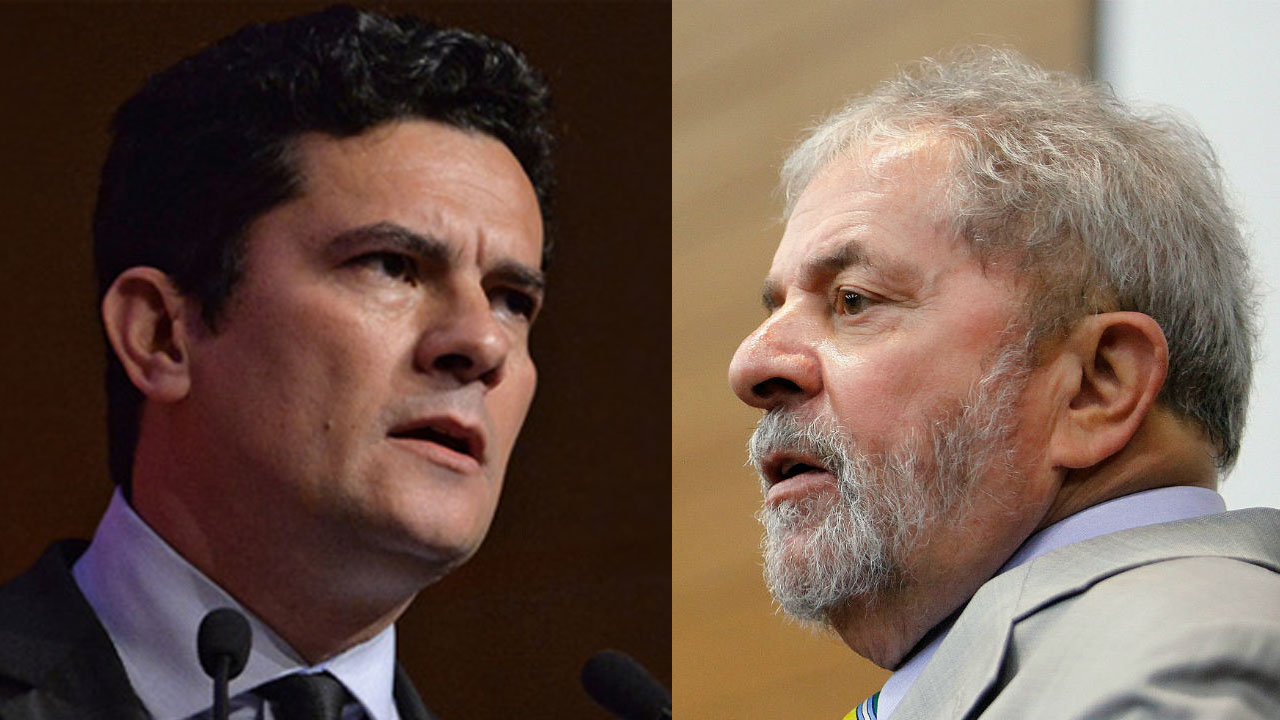 moro e lula - ELEIÇÕES 2022: Moro diz que não tem nada pessoal contra Lula e elogia a política social dos governos do ex-presidente