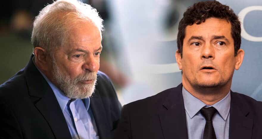 sergio moro e lula - Lula chama Sérgio Moro de “canalha”, que rebate: “Canalha é quem roubou o povo”