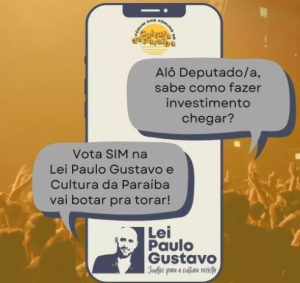 LEI PAULO GUSTAVO 300x283 - Perfil monitora posição de deputados paraibanos sobre 'Lei Paulo Gustavo', que destina recursos ao setor Cultural