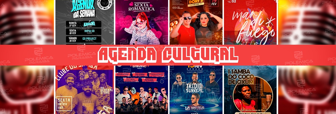 WhatsApp Image 2022 02 17 at 11.55.31 - PROGRAMAÇÃO: Confira a agenda cultural de João Pessoa para este fim de semana