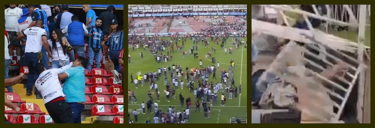 final 1646566323 - IMAGENS FORTES: Briga generalizada em estádio no México tem pelo menos 20 mortos, afirma imprensa local - VEJA FOTOS E VÍDEOS