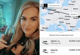  Mulher fica bêbada e pede Uber de R$ 30 mil para ir lutar na Ucrânia