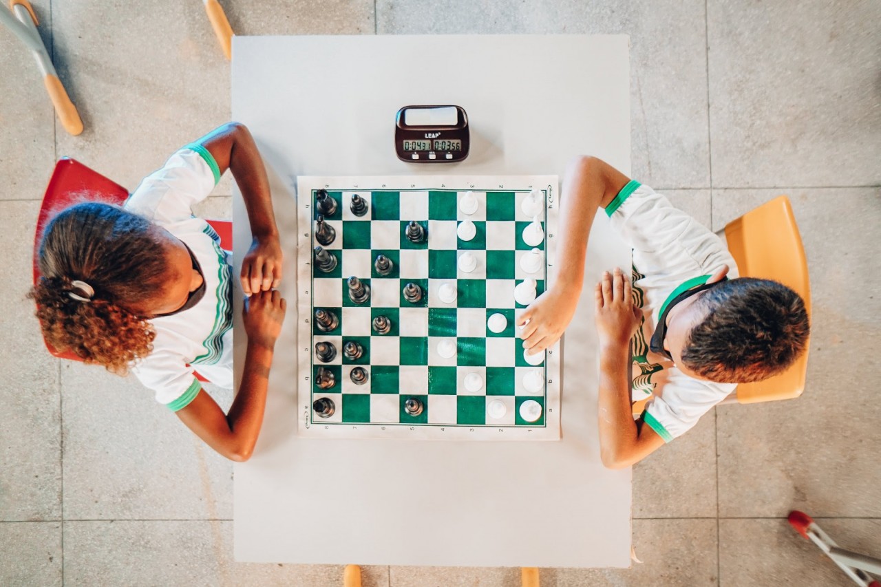 Como encontrar aulas de xadrez?