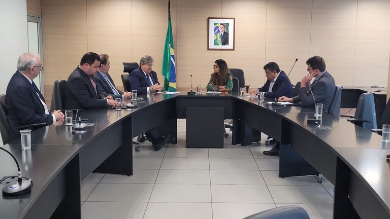 joao 1 - João Azevêdo discute obras do Ramal Piancó e da barragem de Cupissura no Ministério do Desenvolvimento Regional