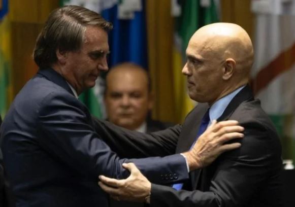 bolso - Bolsonaro recorre de decisão que rejeitou investigação contra Moraes