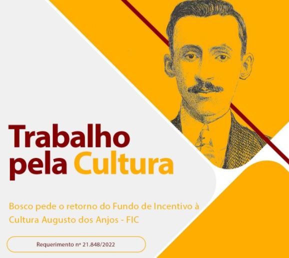 ficcc - Em defesa da cultura, Bosco Carneiro solicita retorno do FIC ao Governo da Paraíba